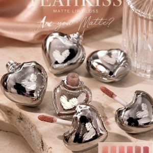 رژ لب مايع قلبي نقره اي YEAHKISS  202512