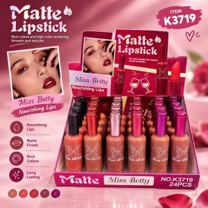 رژ لب جامد شراب 3719  Miss Betty