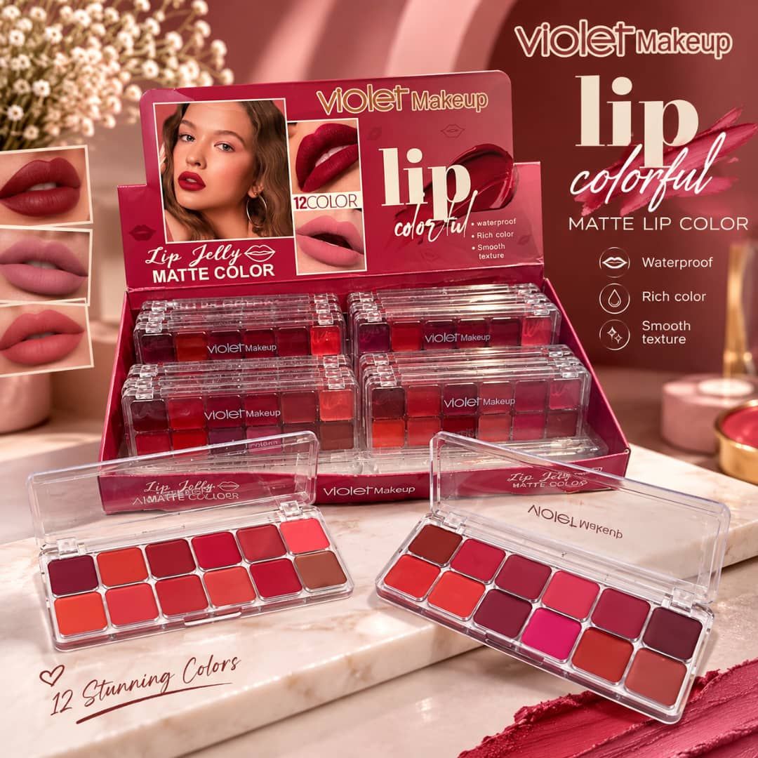 IMG-20260910-WA0036 (1) پالت رژ ویولت 0781 Violet - تصویر 1